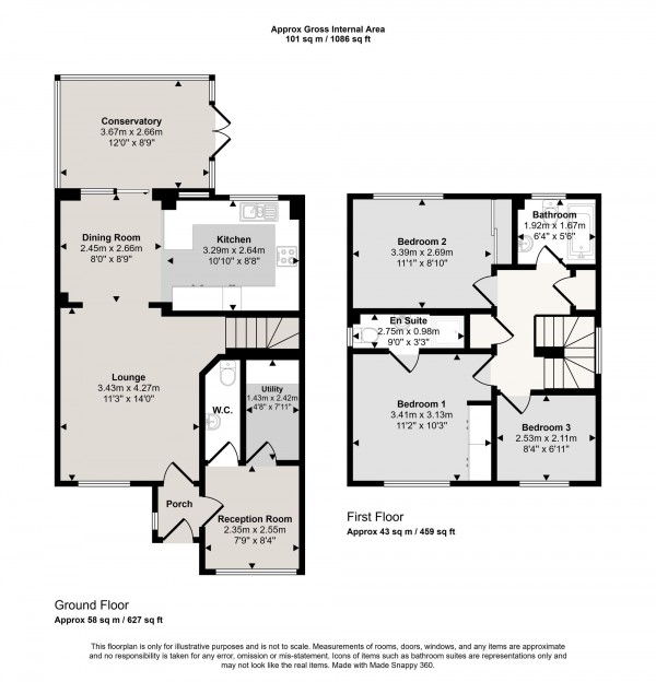 Floorplan for Sunflower Meadow, Irlam, M44