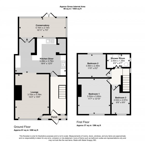 Floorplan for Liverpool Road, Irlam, M44