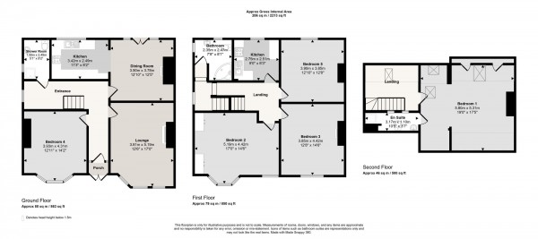 Floorplan for Snowdon Road, Eccles, M30