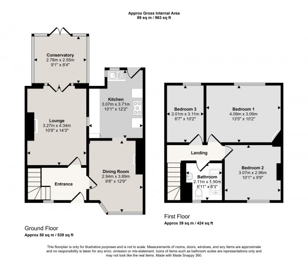 Floorplan for Francis Road, Irlam, M44