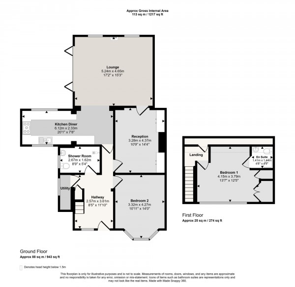 Floorplan for Woodlands Avenue, Irlam, M44