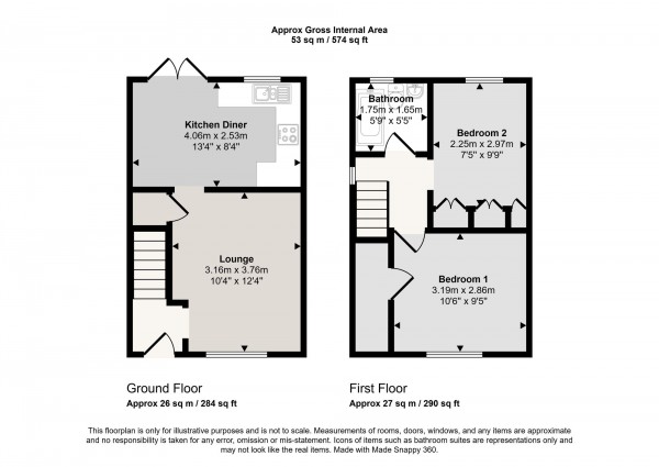 Floorplan for Magenta Avenue, Irlam, M44
