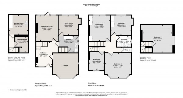 Floorplan for Liverpool Road, Cadishead, M44