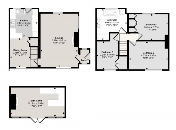 Floorplan for Manchester Road, Rixton, WA3