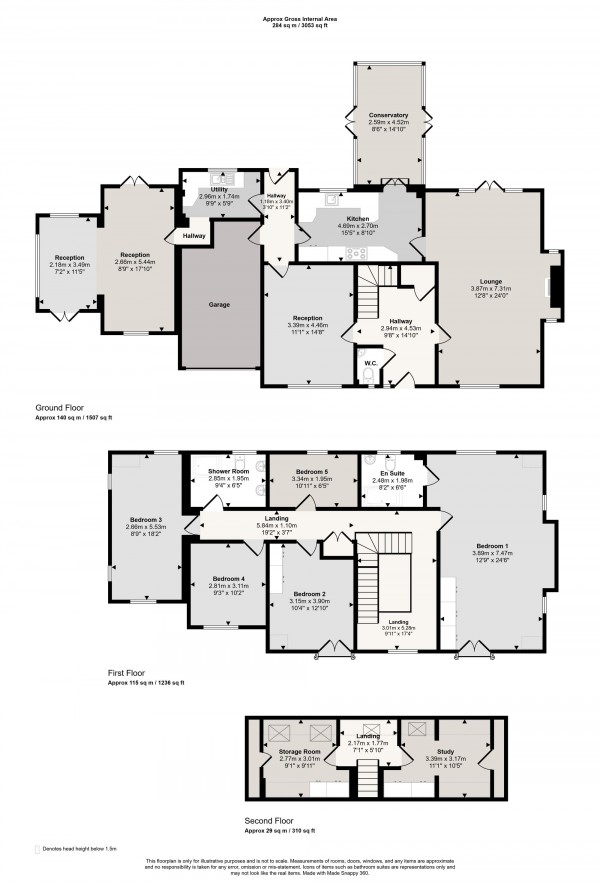 Floorplan for Wardley Hall Lane, Worsley, M28