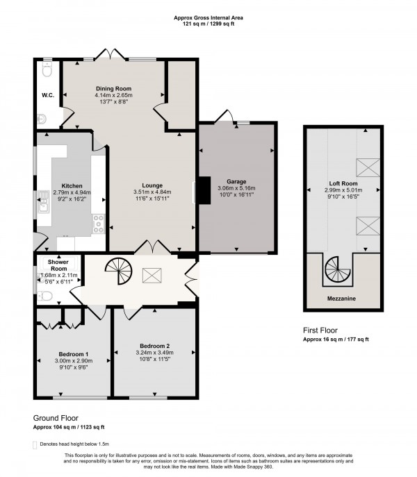 Floorplan for Lowther Avenue, Culcheth, WA3
