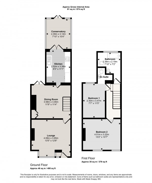 Floorplan for Bradburn Road, Irlam, M44