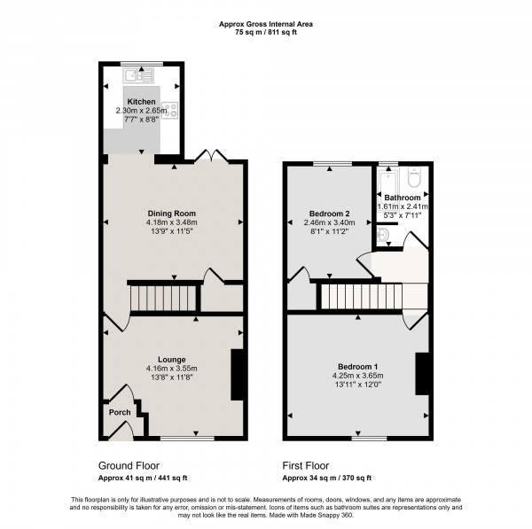Floorplan for Charles Street, Swinton, M27