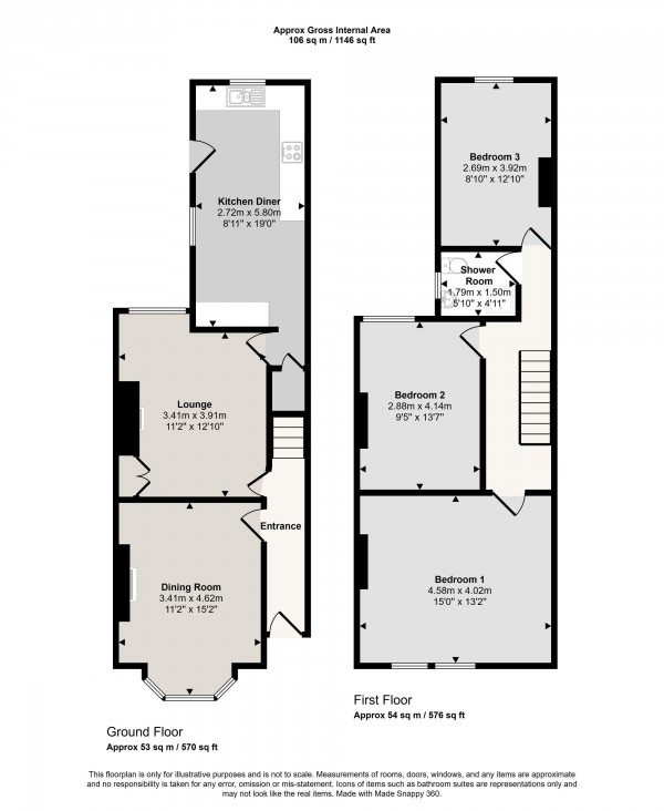 Floorplan for Gleaves Road, Eccles, M30