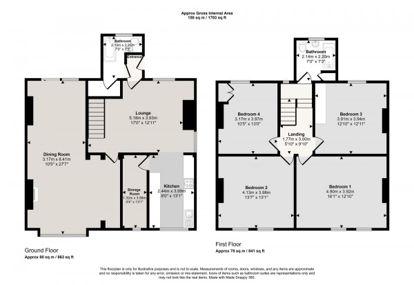 Floorplan for Liverpool Road, Irlam, M44