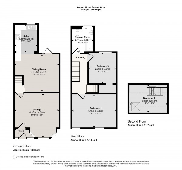 Floorplan for Chapel Road, Irlam, M44