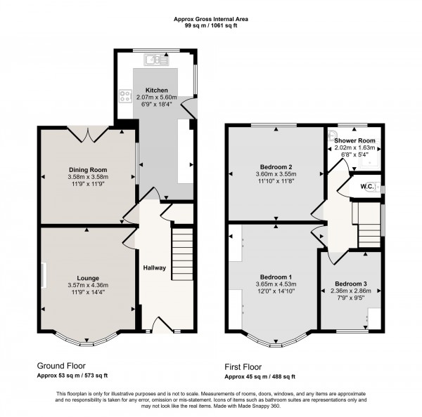 Floorplan for Springfield Lane, Irlam, M44