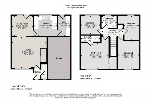 Floorplan for Broomehouse Avenue, Irlam, M44