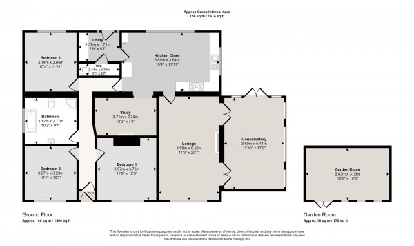 Floorplan for Smithy Brow, Croft, WA3