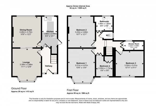 Floorplan for Highbury Avenue, Irlam, M44