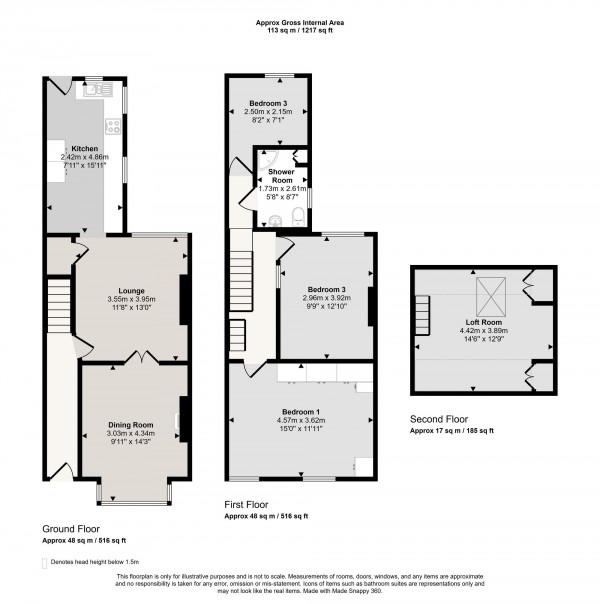 Floorplan for Liverpool Road, Irlam, M44