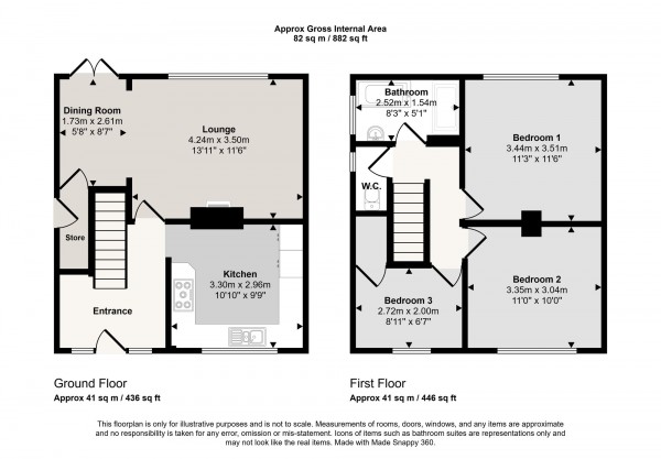 Floorplan for Lytham Road, Urmston, M41