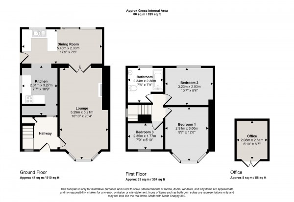 Floorplan for Wilfred Road, Eccles, M30