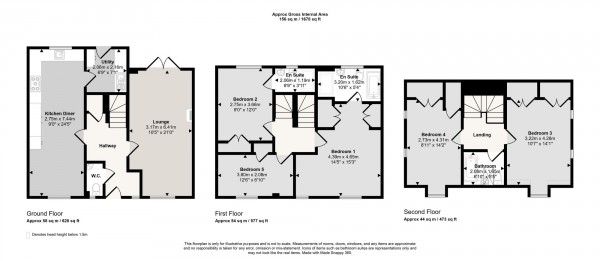 Floorplan for Mona Way, Irlam, M44
