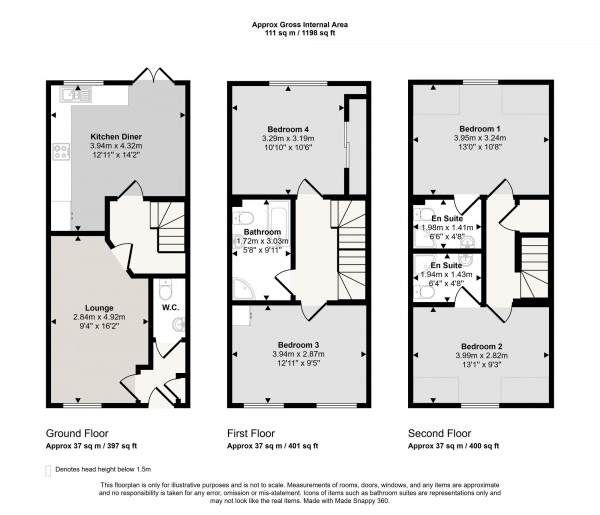 Floorplan for Tramway Road, Irlam, M44