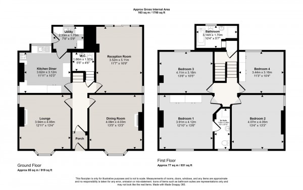 Floorplan for Glazebrook Lane, Glazebrook, WA3