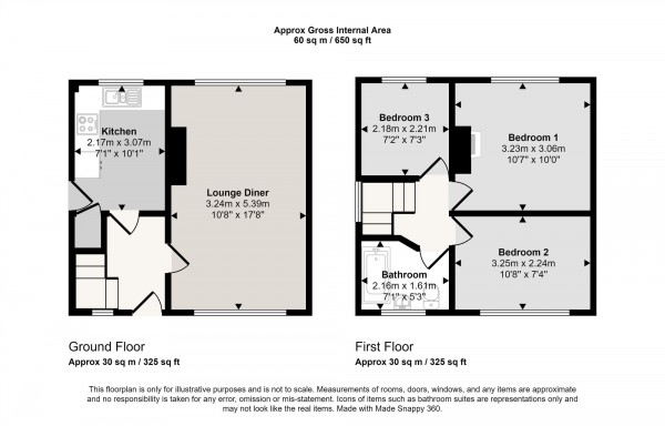 Floorplan for Silverdale Avenue, Irlam, M44