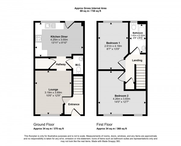 Floorplan for Clifford Street, Eccles, M30