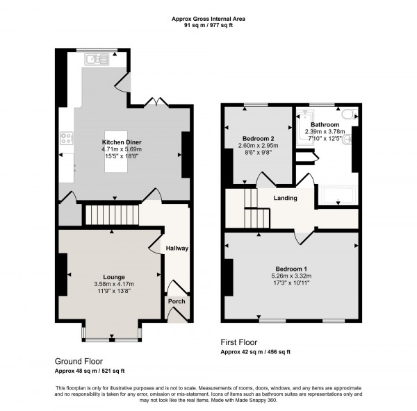 Floorplan for Folly Lane, Swinton, M27