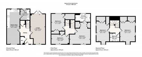 Floorplan for Mona Way, Irlam, M44