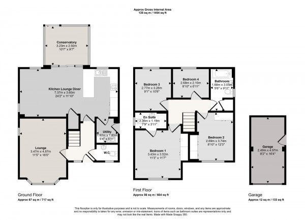Floorplan for Roseway Avenue, Cadishead, M44