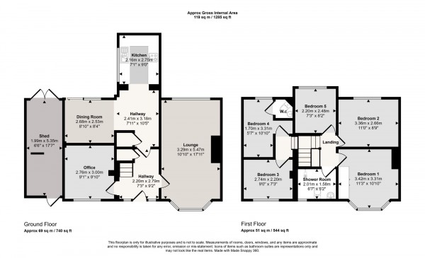 Floorplan for Newbury Drive, Eccles, M30